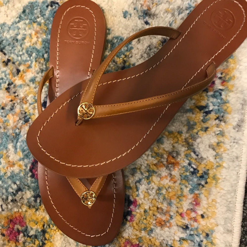 Tory Burch (worn 1 time) sz 10 flip-flops
